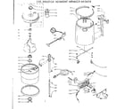 Kenmore 1105802910 machine sub-assembly diagram