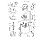 Kenmore 1105803000 machine sub-assembly diagram