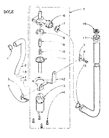 Water inlet valve - dole