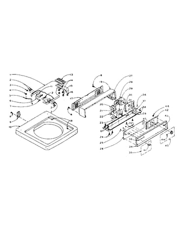 Top and console assembly