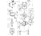 Kenmore 1105805301 machine sub-assembly diagram