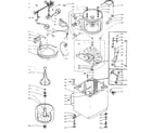 Kenmore 1105805302 machine sub-assembly diagram