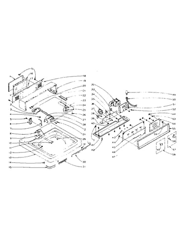Machine top assembly