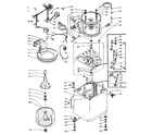 Kenmore 1105805303 machine sub-assembly diagram