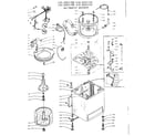 Kenmore 1105805750 machine sub-assembly diagram