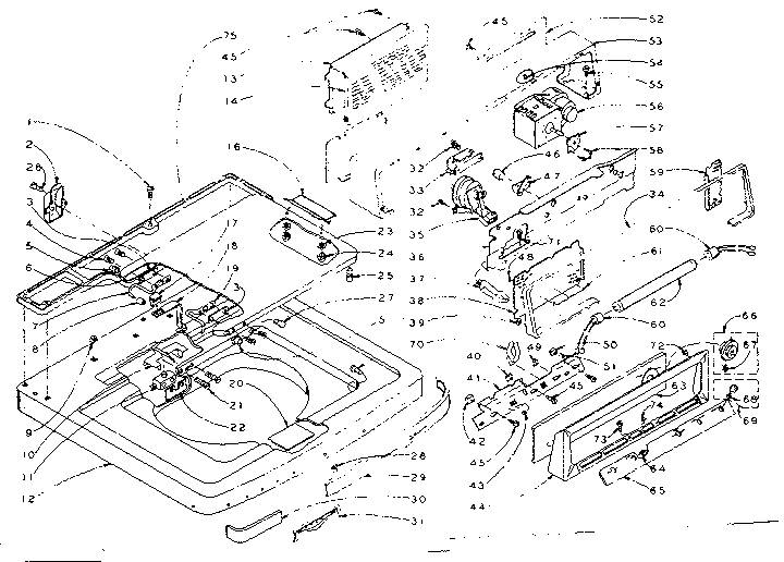 MACHINE TOP ASSEMBLY