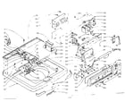 Kenmore 1105805800 machine top assembly diagram