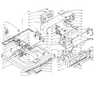Kenmore 1105805851 machine top assembly diagram