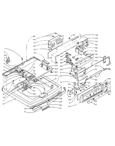 Machine top assembly