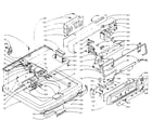Kenmore 1105805852 machine top assembly diagram