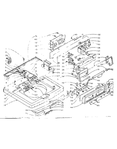 Macine top assembly