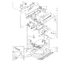 Kenmore 1105805950 top and console assembly diagram