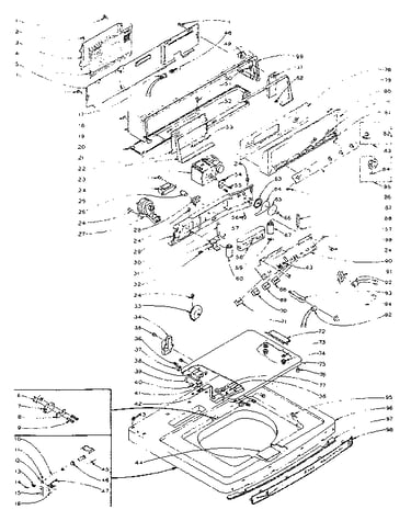 Top and console assembly