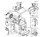 Kenmore 1105807100 machine sub-assembly diagram