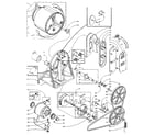 Kenmore 1105807100 base and bulkhead assembly diagram