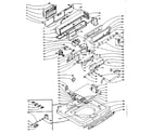 Kenmore 1105804952 top and console assembly diagram