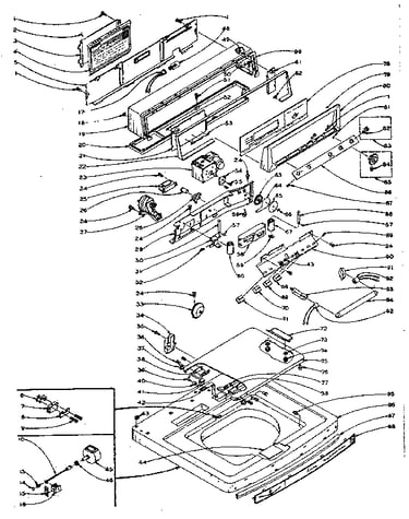 Top and console assembly