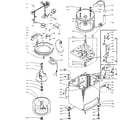 Kenmore 1105804953 machine sub-assembly diagram