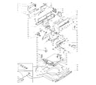 Kenmore 1105804953 top and console assembly diagram