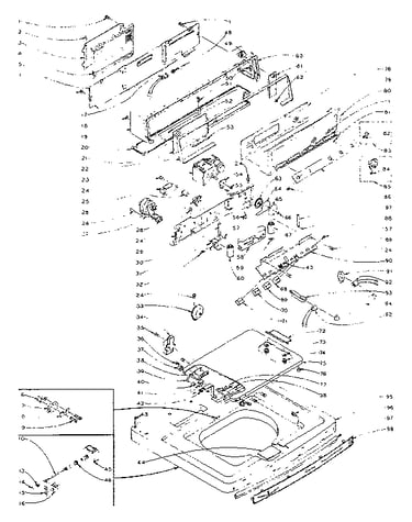 Top and console assembly