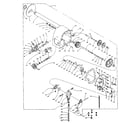 Kenmore 1105806900 gear case assembly diagram