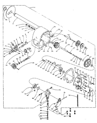 Gear case assembly