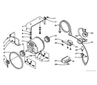 Kenmore 1105806900 motor - mountings - wiring diagram