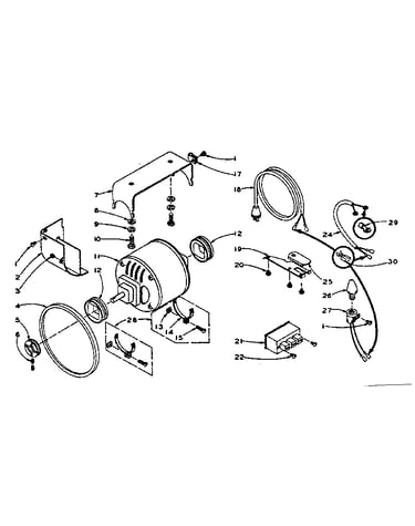 Motor - mountings - wiring