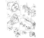 Kenmore 1105807500 base and bulkhead assembly diagram