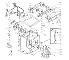 Kenmore 1105807501 machine sub-assembly diagram
