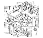 Kenmore 1105807701 machine sub-assembly diagram