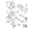 Kenmore 1105807800 base and bulkhead assembly diagram
