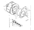 Kenmore 1105809503 cylinder and hub diagram