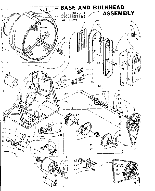 Base and bulkhead assembly
