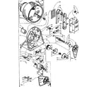 Kenmore 1105807961 base and bulkhead assembly diagram