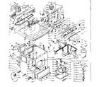 Kenmore 1105807961 machine sub-assembly diagram