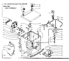 Kenmore 1105808010 machine sub-assembly diagram