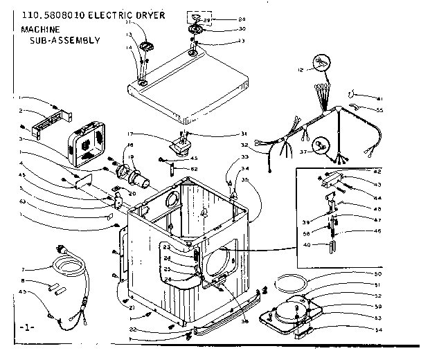 Machine sub-assembly
