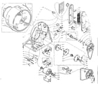 Kenmore 1105808810 base and bulkhead assembly diagram