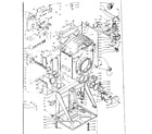 Kenmore 1105809500 base and tank diagram