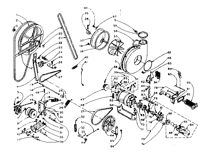 Machine drive