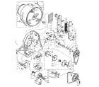 Kenmore 1105808960 base and bulkhead assembly diagram