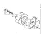 Kenmore 1105809106 cylinder and hub diagram