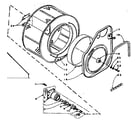 Kenmore 1105809502 cylinder and hub diagram