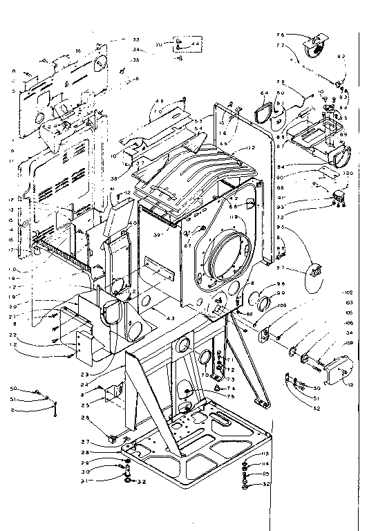 Base and tank