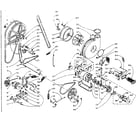 Kenmore 1105809502 machine drive diagram