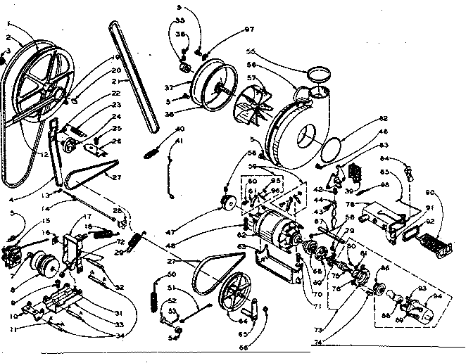 Machine drive
