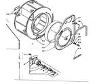 Kenmore 1105809703 cylinder and hub diagram