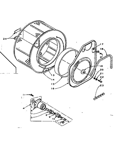 Cylinder and hub