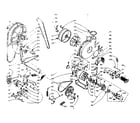 Kenmore 1105809850 machine drive diagram